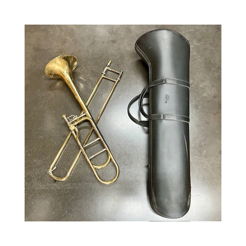 Trombone Complet d'Occasion 420MBO Pavillon laiton circuit ouvert colonne  dorecte - Antoine Courtois